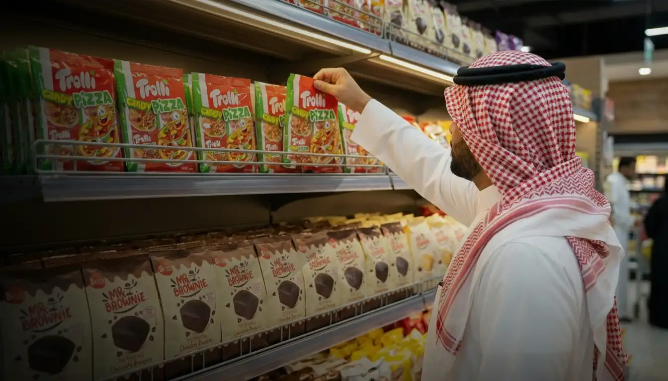 ترتيب السناكس في السوبرماركت