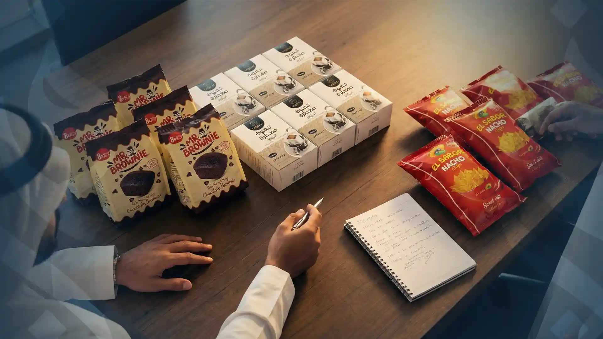 اختيار تشكيلة المنتجات الغذائية